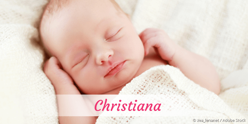 Baby mit Namen Christiana