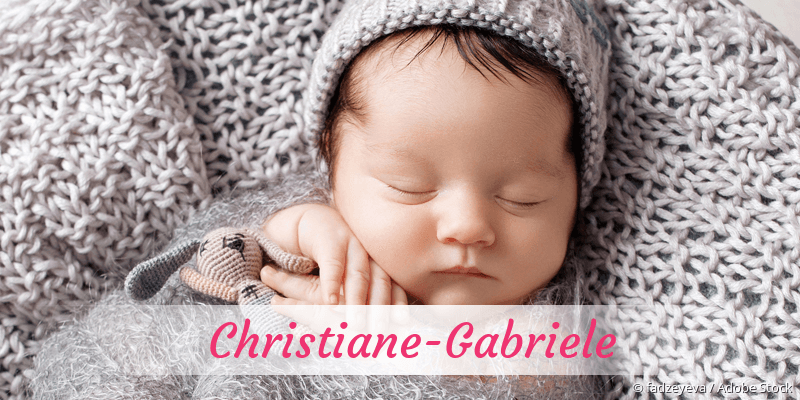 Baby mit Namen Christiane-Gabriele