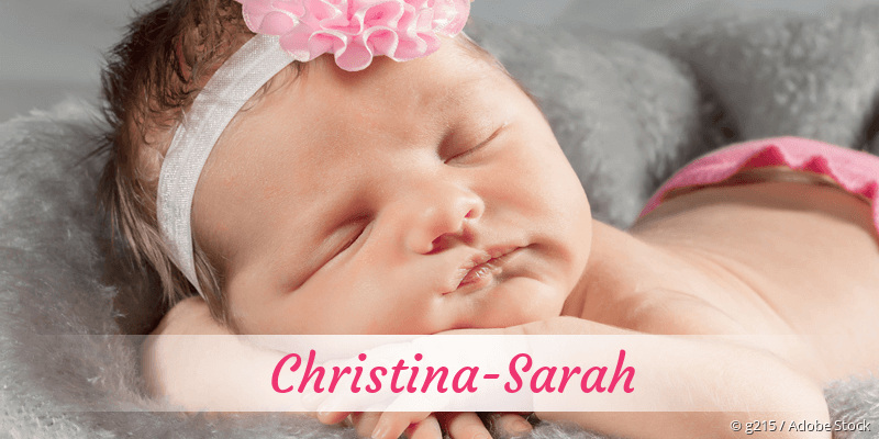 Baby mit Namen Christina-Sarah