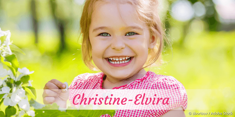 Baby mit Namen Christine-Elvira