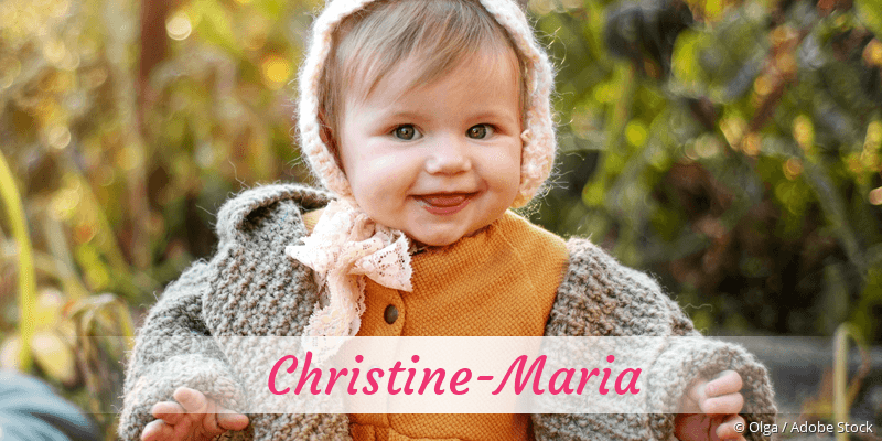 Baby mit Namen Christine-Maria