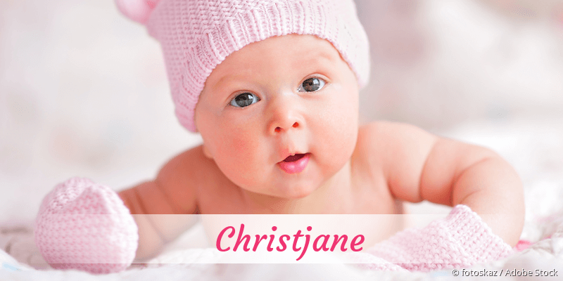 Baby mit Namen Christjane