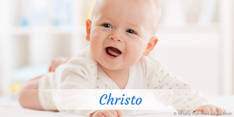 Baby mit Namen Christo