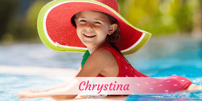 Baby mit Namen Chrystina