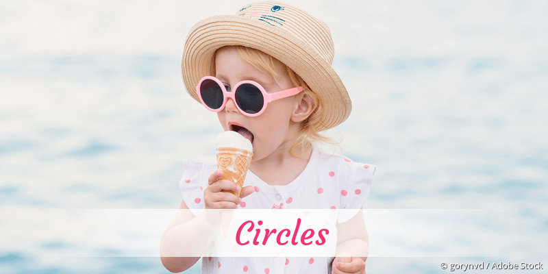 Baby mit Namen Circles