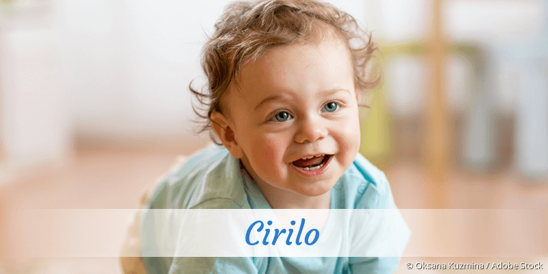 Baby mit Namen Cirilo