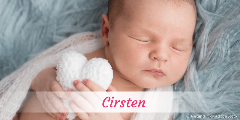 Baby mit Namen Cirsten