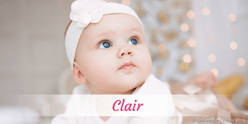 Baby mit Namen Clair