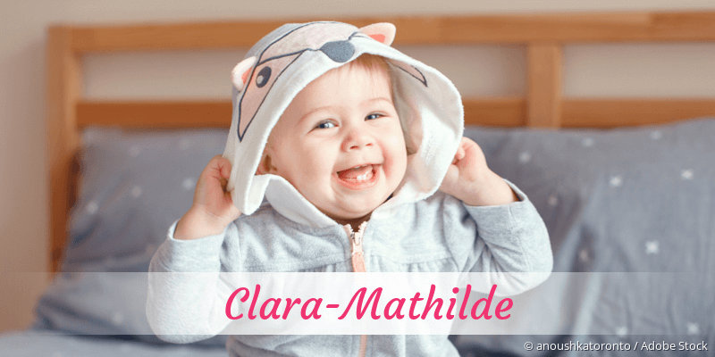 Baby mit Namen Clara-Mathilde