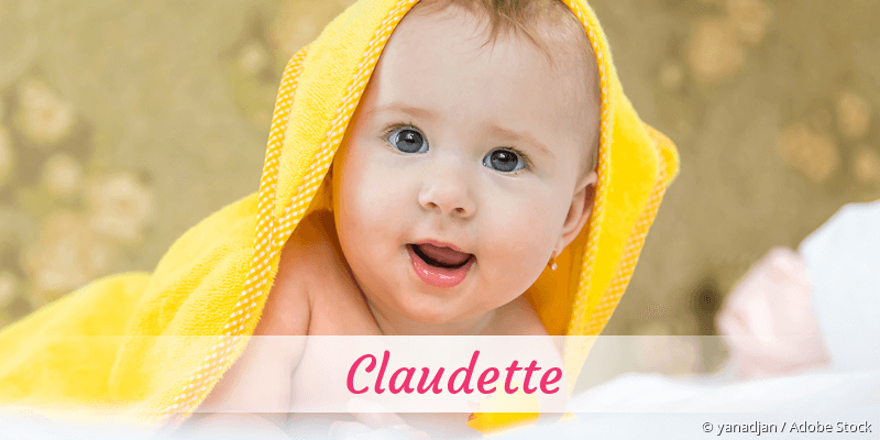 Baby mit Namen Claudette