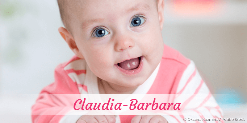 Baby mit Namen Claudia-Barbara