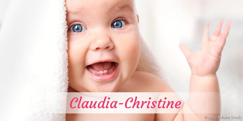 Baby mit Namen Claudia-Christine