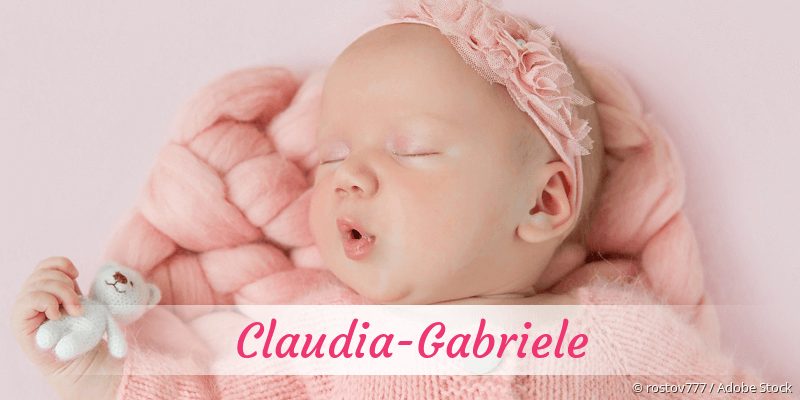 Baby mit Namen Claudia-Gabriele