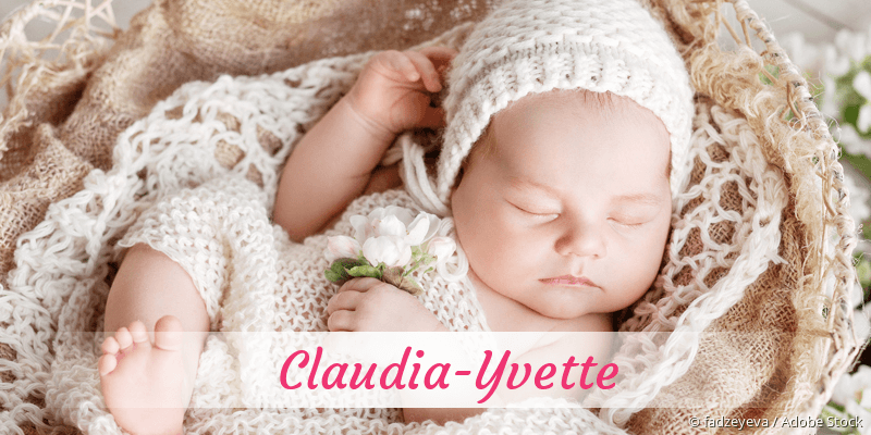 Baby mit Namen Claudia-Yvette