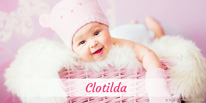 Baby mit Namen Clotilda