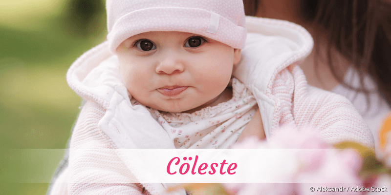 Baby mit Namen Cöleste
