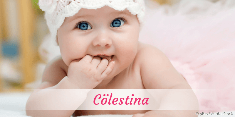 Baby mit Namen Cölestina