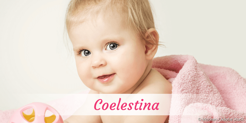 Baby mit Namen Coelestina