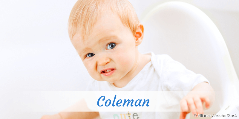 Baby mit Namen Coleman