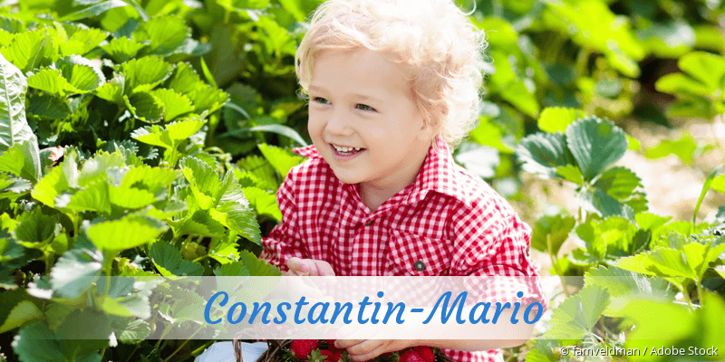 Baby mit Namen Constantin-Mario