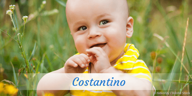 Baby mit Namen Costantino