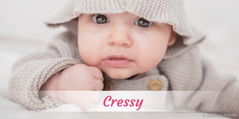 Baby mit Namen Cressy