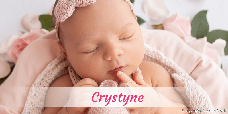 Baby mit Namen Crystyne