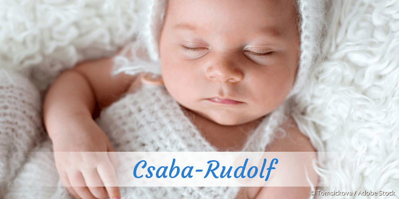 Baby mit Namen Csaba-Rudolf