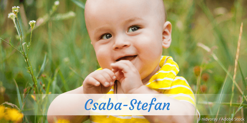 Baby mit Namen Csaba-Stefan