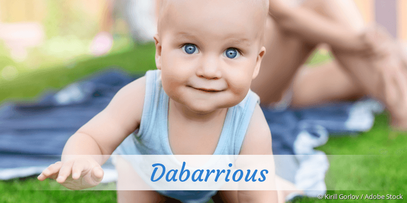Baby mit Namen Dabarrious