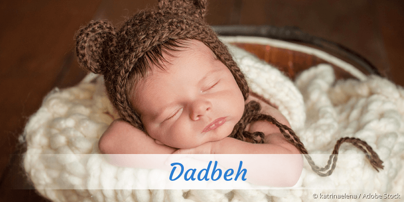 Baby mit Namen Dadbeh