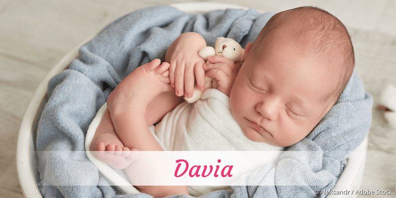 Baby mit Namen Davia