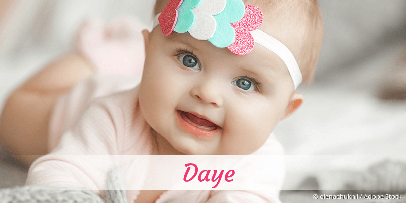 Baby mit Namen Daye