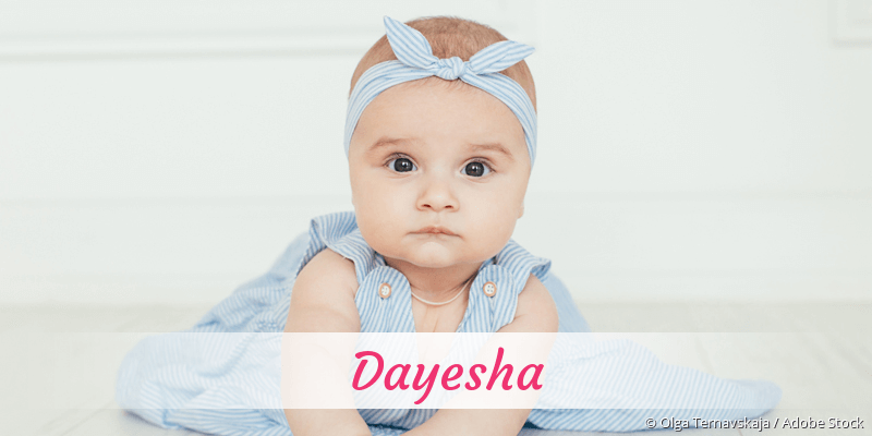 Baby mit Namen Dayesha