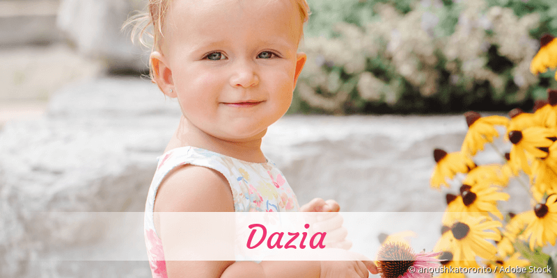 Baby mit Namen Dazia