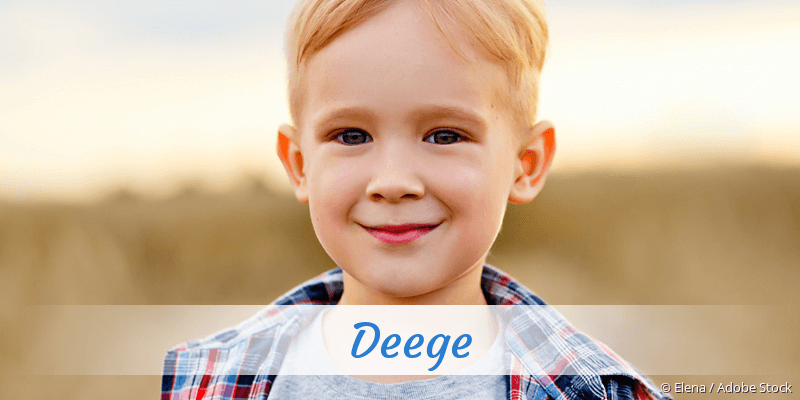 Baby mit Namen Deege