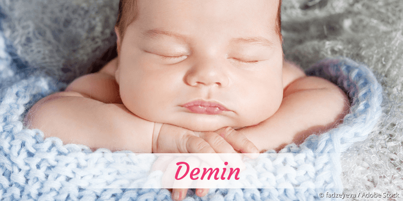 Baby mit Namen Demin