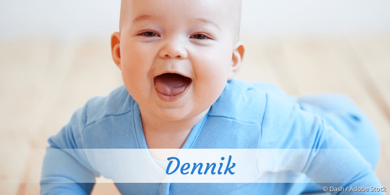 Baby mit Namen Dennik