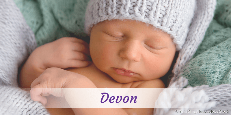 Baby mit Namen Devon