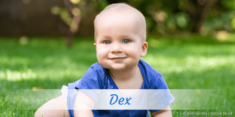 Baby mit Namen Dex