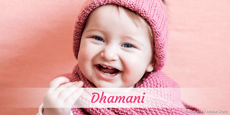 Name Dhamani als Bild