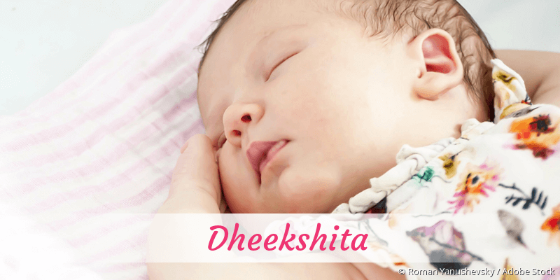 Name Dheekshita als Bild