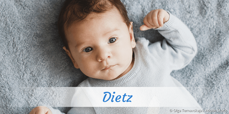 Baby mit Namen Dietz