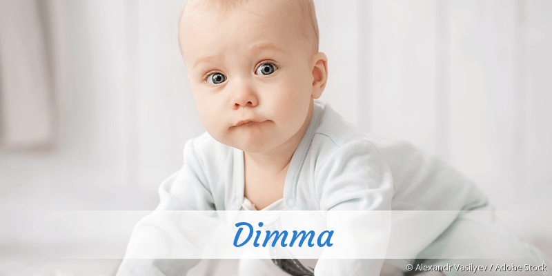 Baby mit Namen Dimma