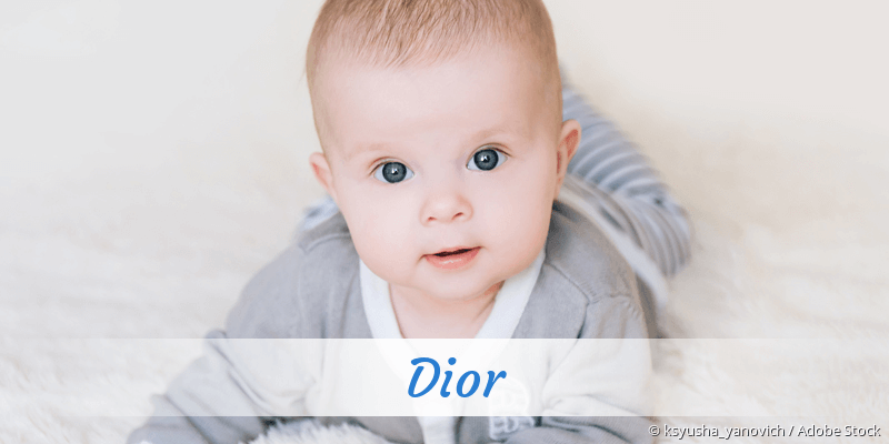 Baby mit Namen Dior