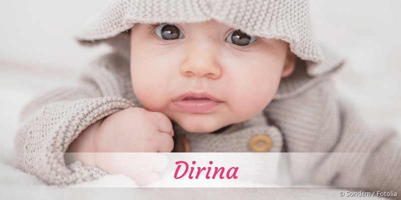 Baby mit Namen Dirina