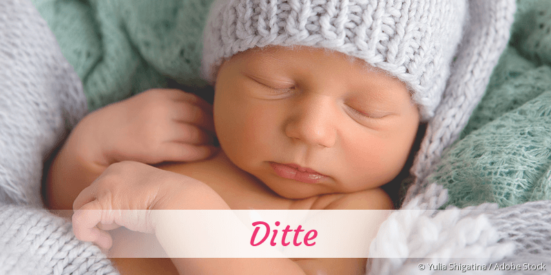 Baby mit Namen Ditte