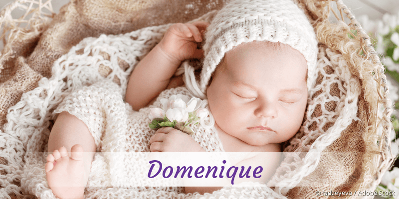 Baby mit Namen Domenique