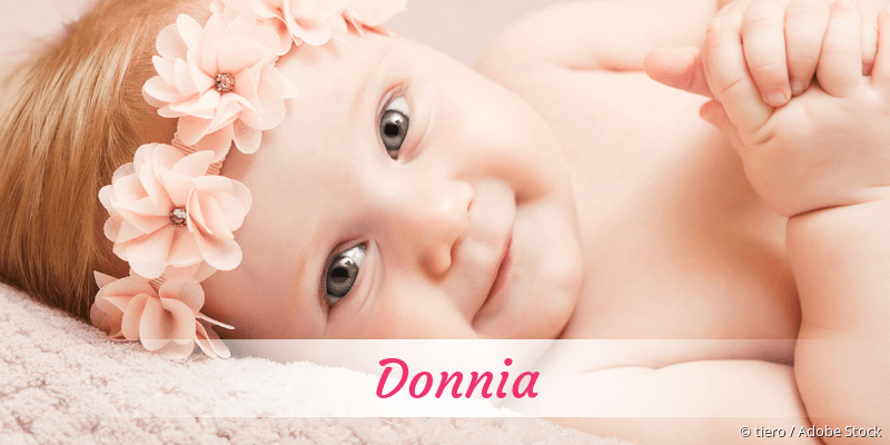 Baby mit Namen Donnia