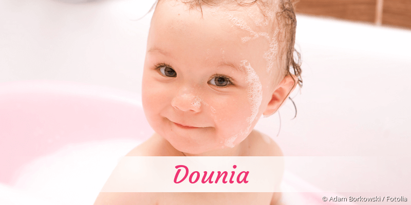 Baby mit Namen Dounia